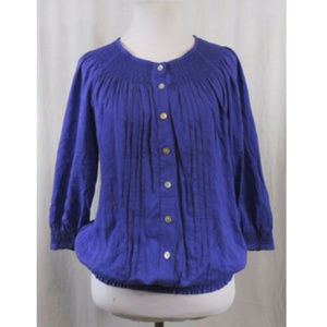 Chico's Purple Rayon Top 0 XS